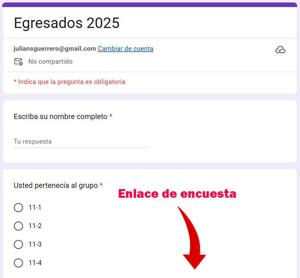 ENCUESTA EXCLUSIVA PARA EGRESADOS 2025